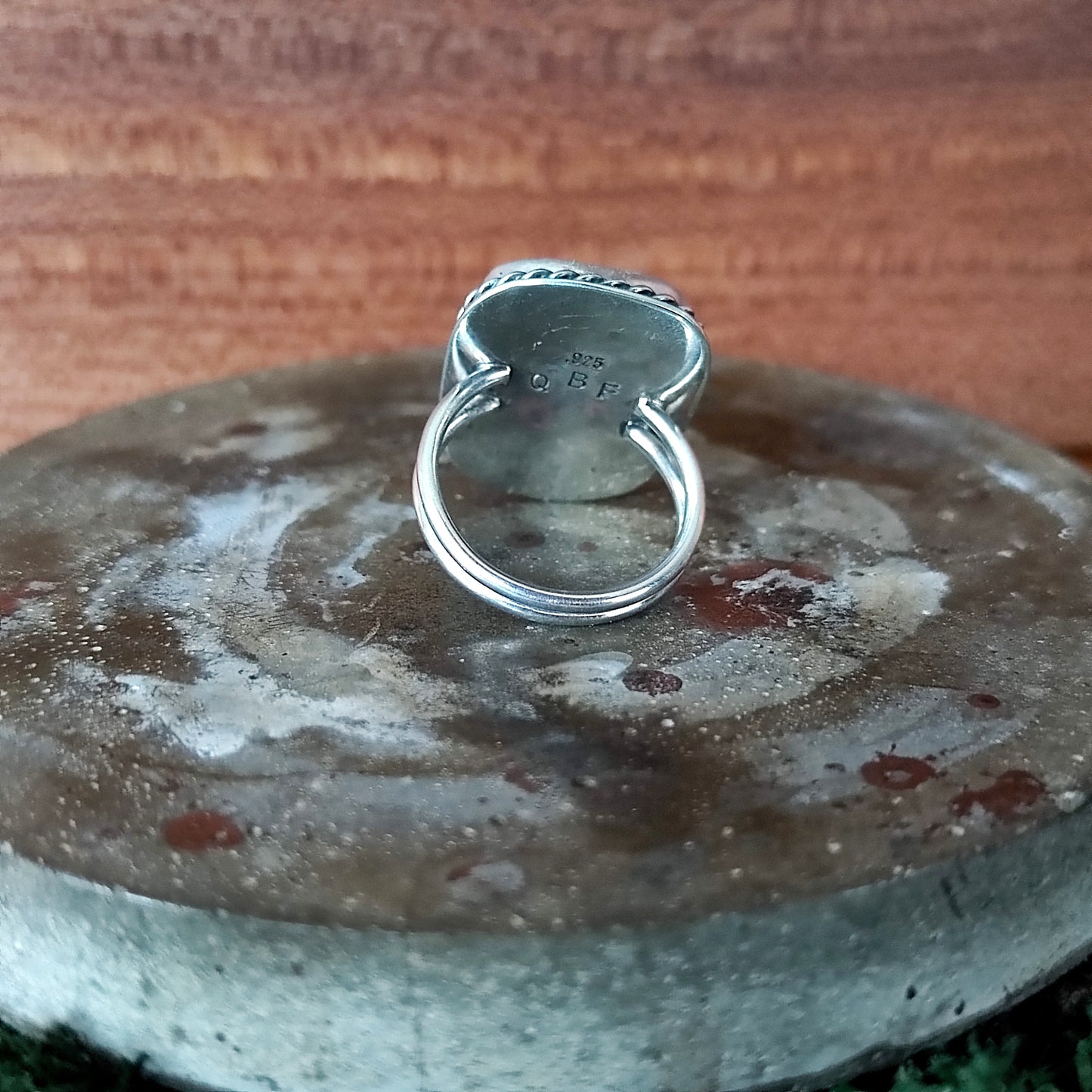 Broken Plates: Fireglow Collection Ring Size M