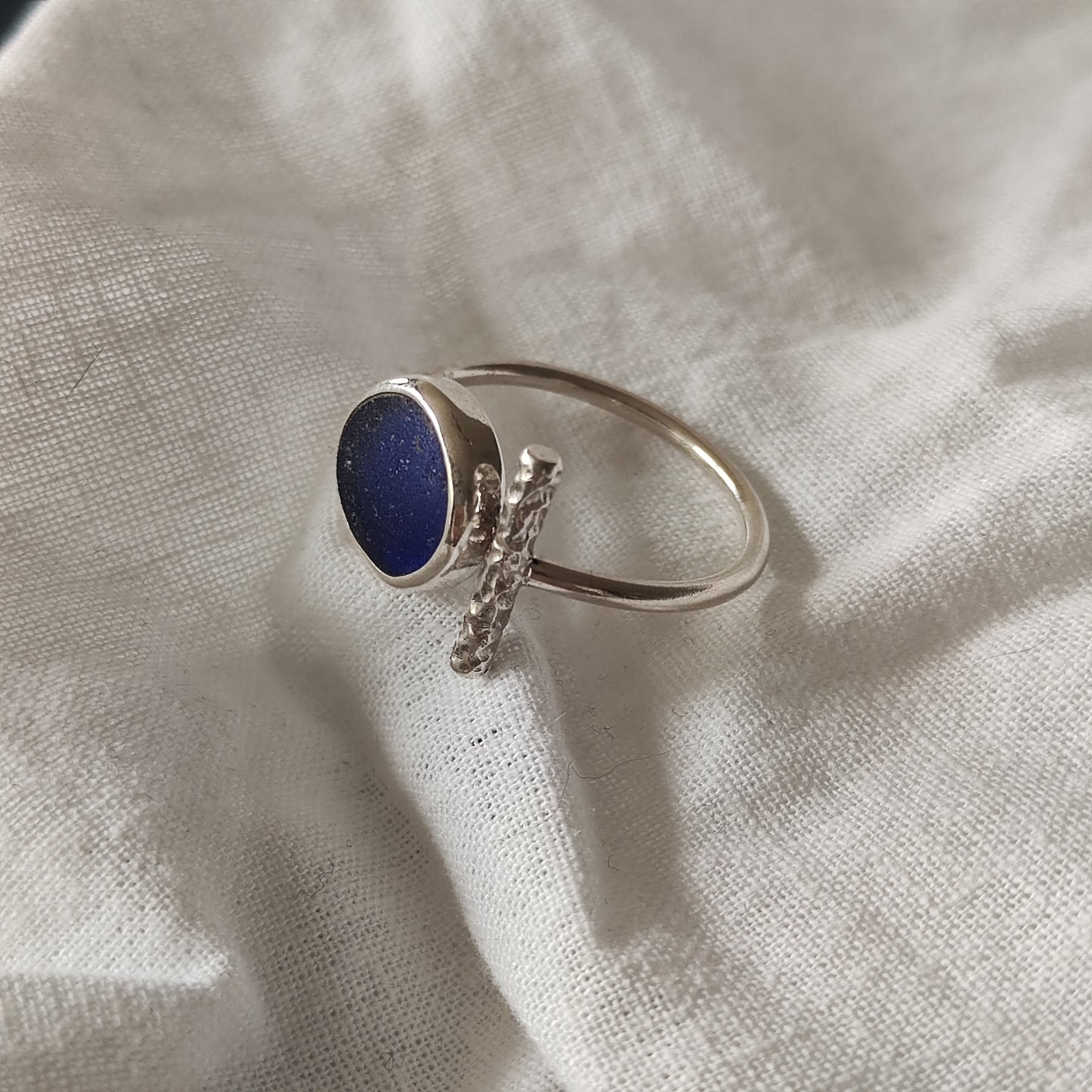 Sea Glass T-Ring Size Y-Z+1