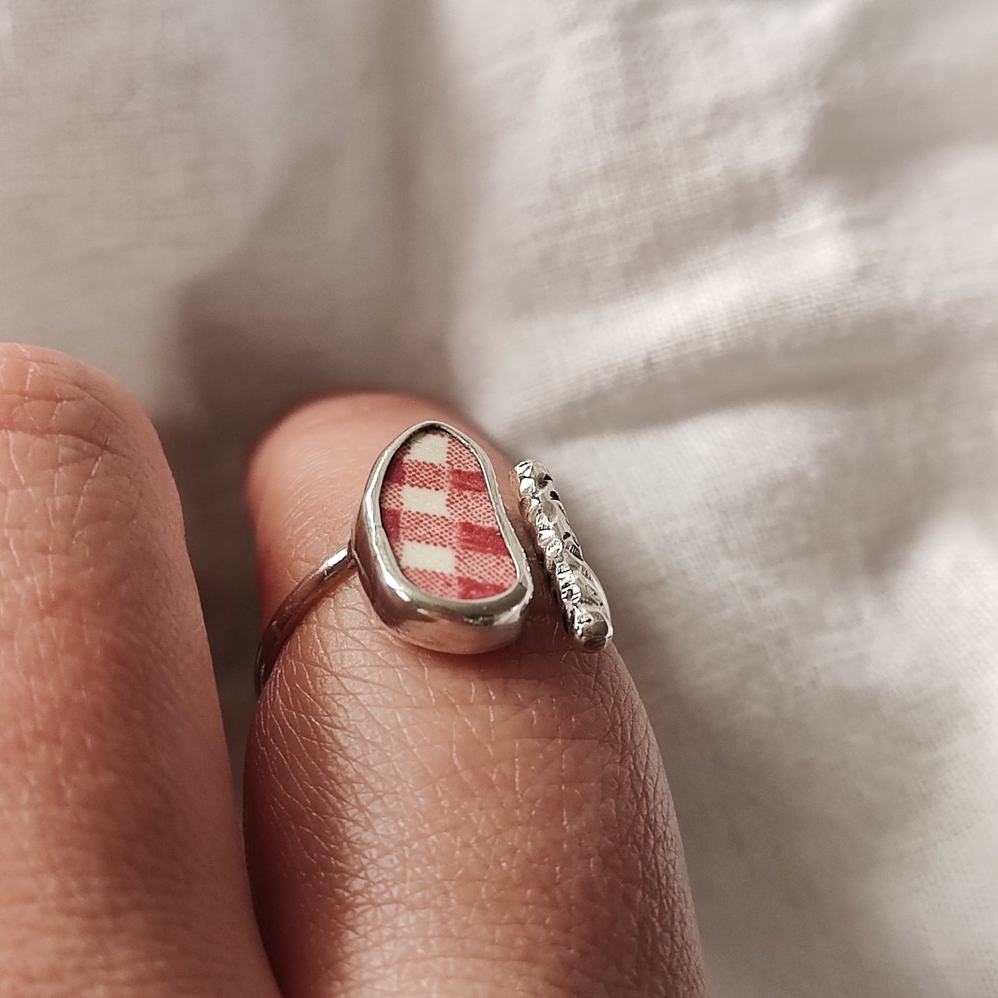 Sea Pottery T-Ring Size Q-S