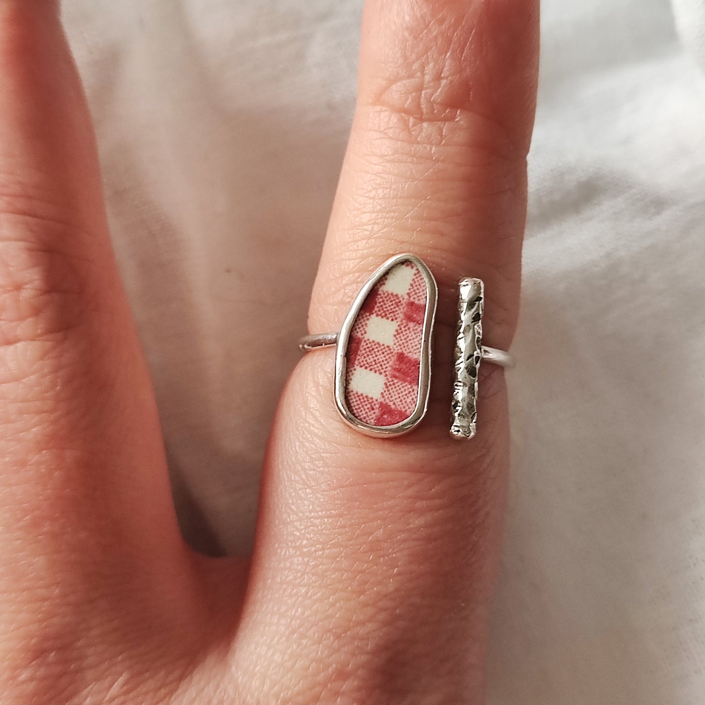 Sea Pottery T-Ring Size Q-S