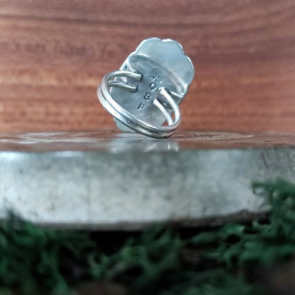 Broken Plates: Fireglow Collection Ring Size N