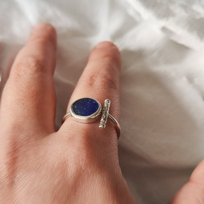 Sea Glass T-Ring Size Y-Z+1