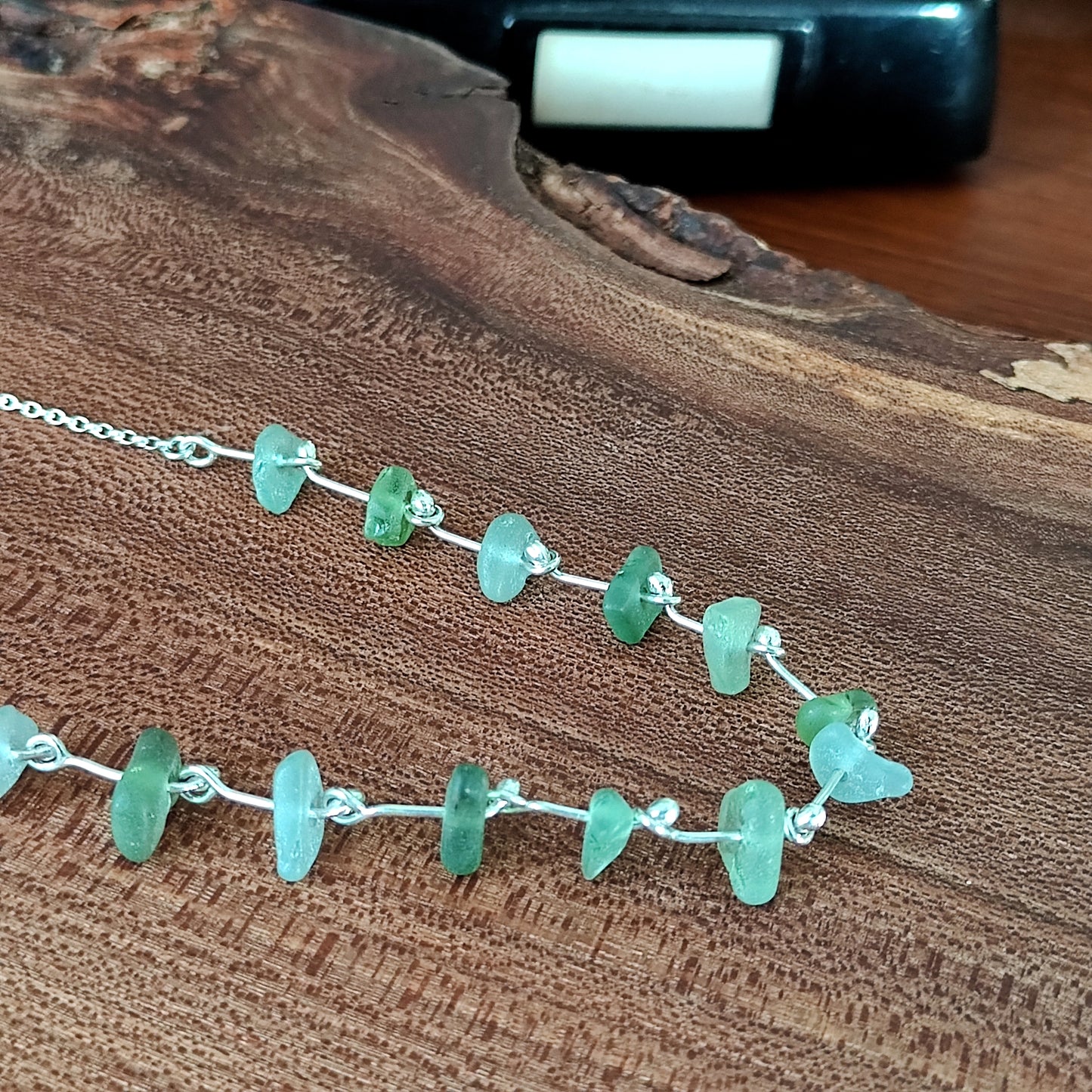 Sea Glass Segment Necklace