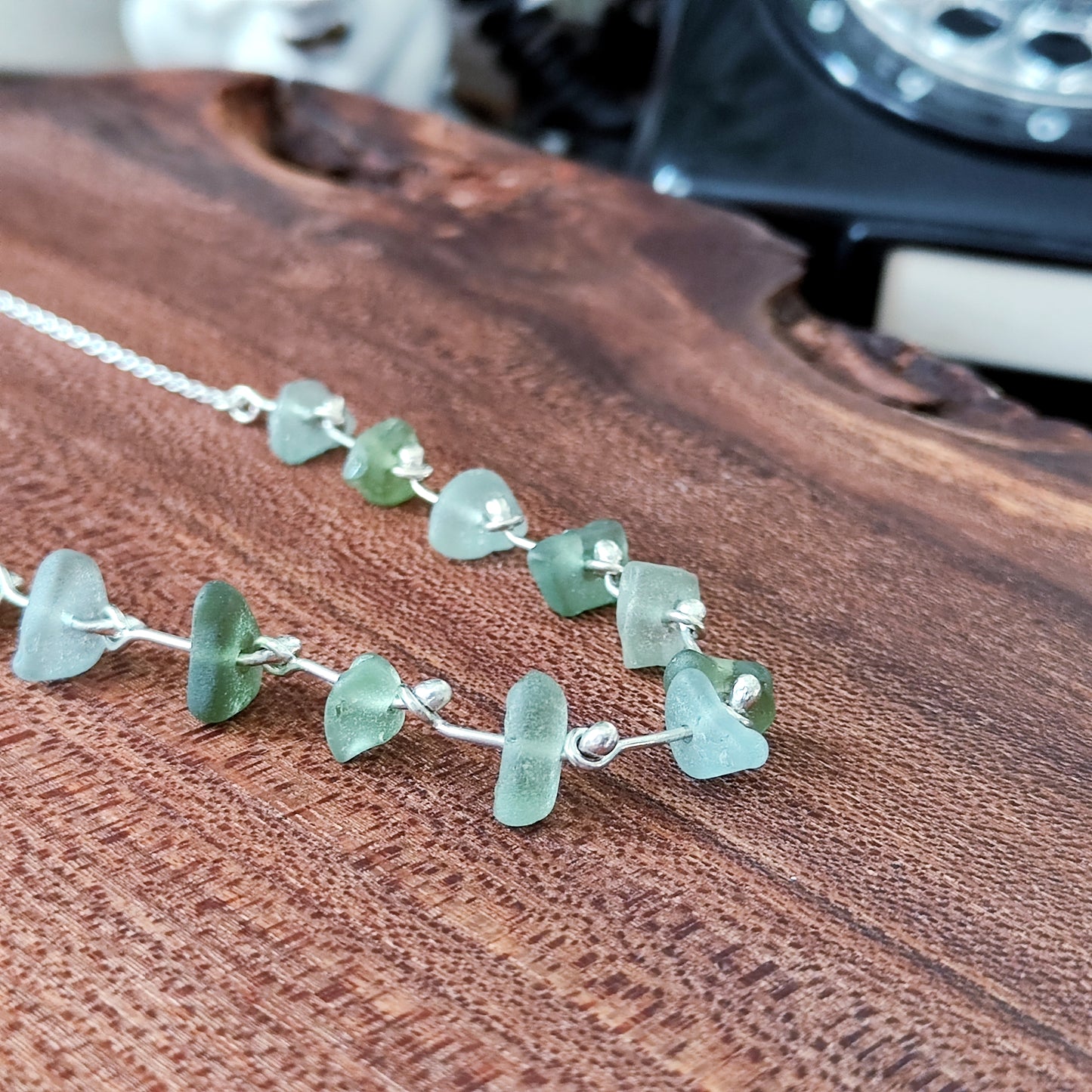 Sea Glass Segment Necklace