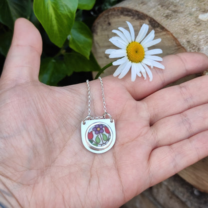 Broken Plates: Fireglow Necklace