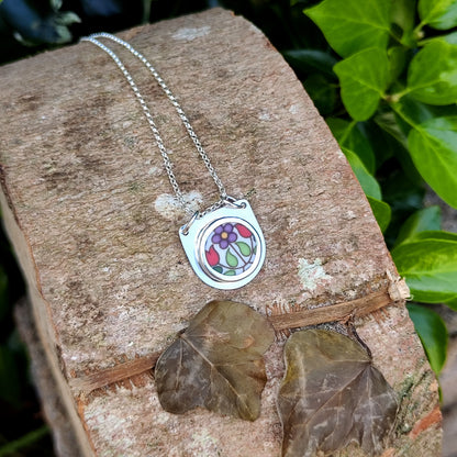 Broken Plates: Fireglow Necklace