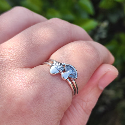 Stacker Ring - Wee Acorn