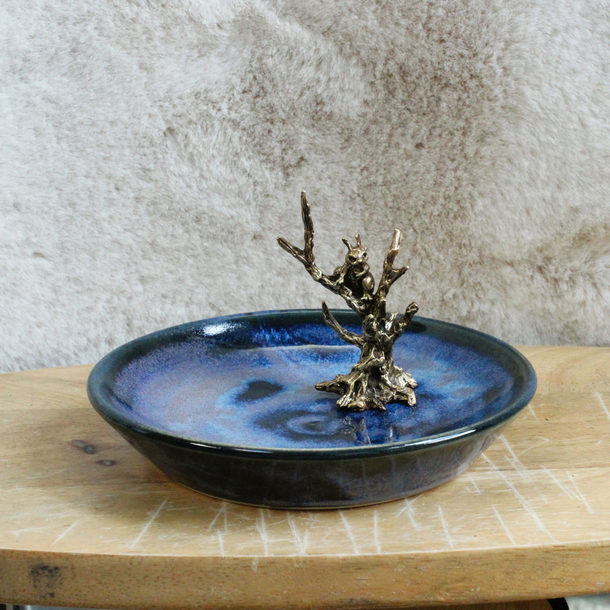 Red Squirrel Trinket Dish - Gillybean Pottery x Quirky But Fierce Collab