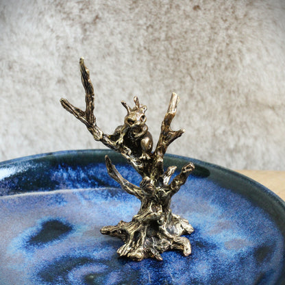 Red Squirrel Trinket Dish - Gillybean Pottery x Quirky But Fierce Collab