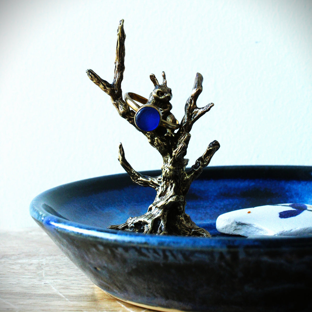 Red Squirrel Trinket Dish - Gillybean Pottery x Quirky But Fierce Collab