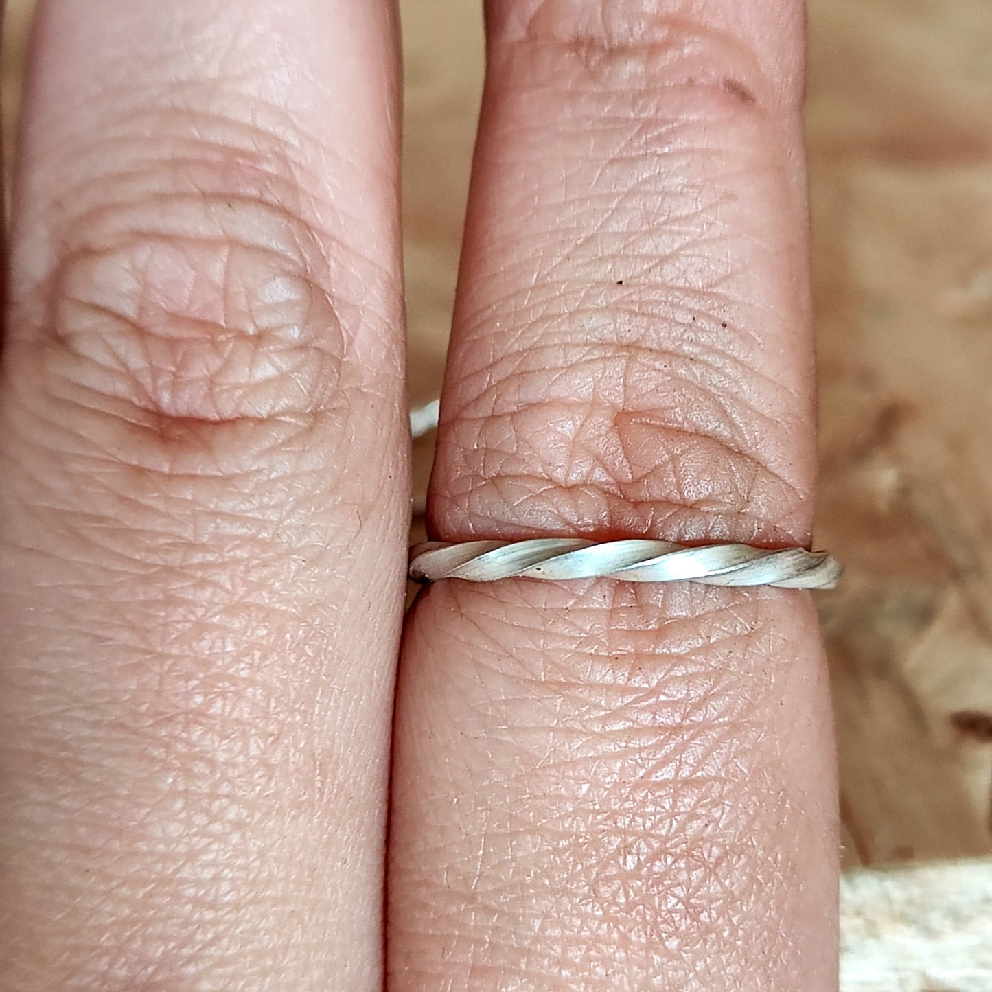 Stacker Ring - Twisted Square