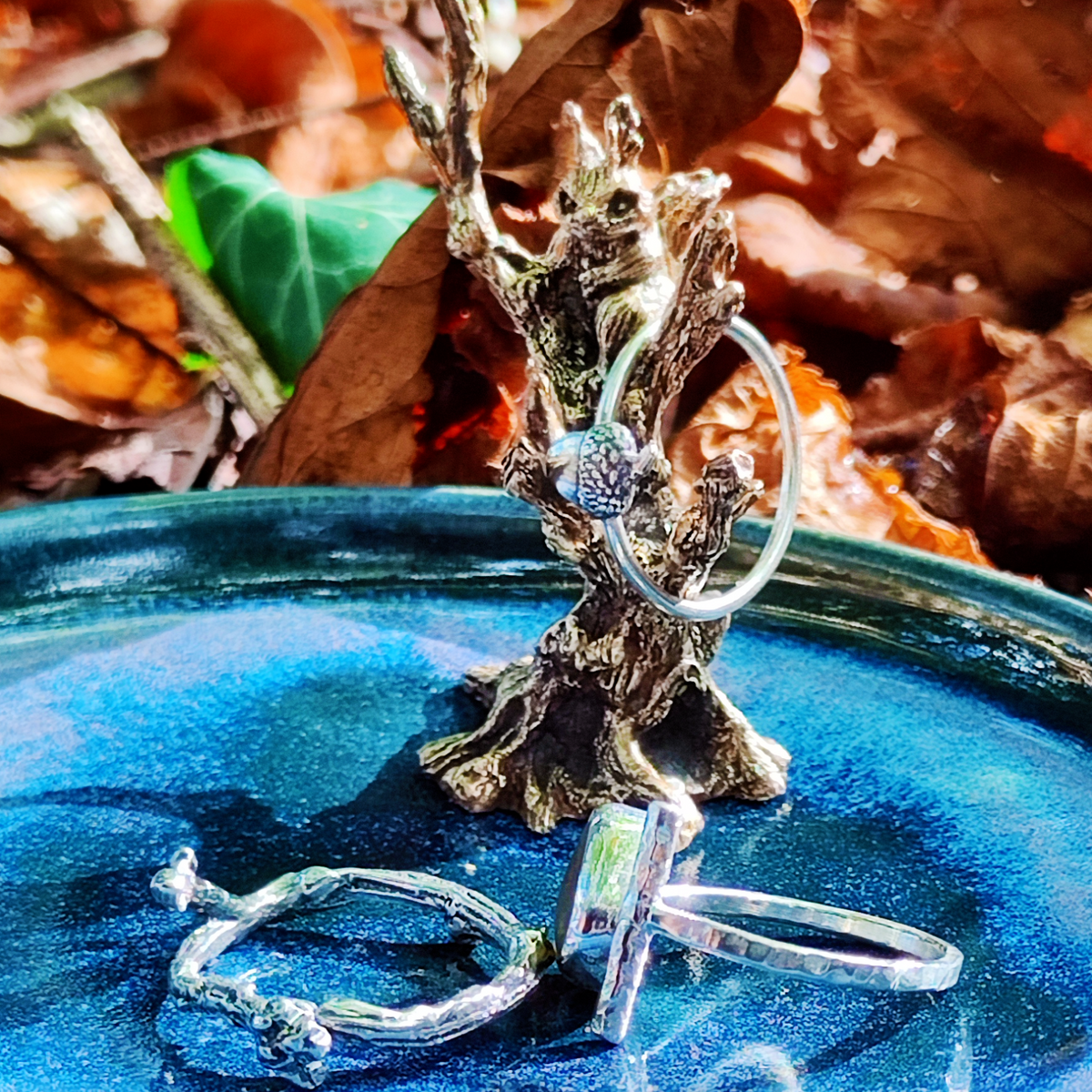 Red Squirrel Trinket Dish - Gillybean Pottery x Quirky But Fierce Collab