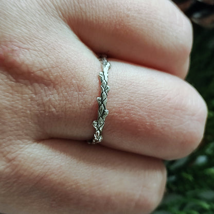 Twig Ring - Dainty Conifer