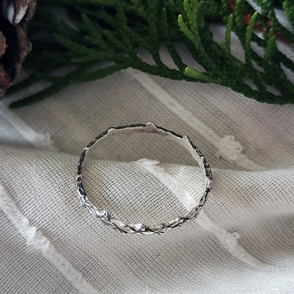 Twig Ring - Dainty Conifer
