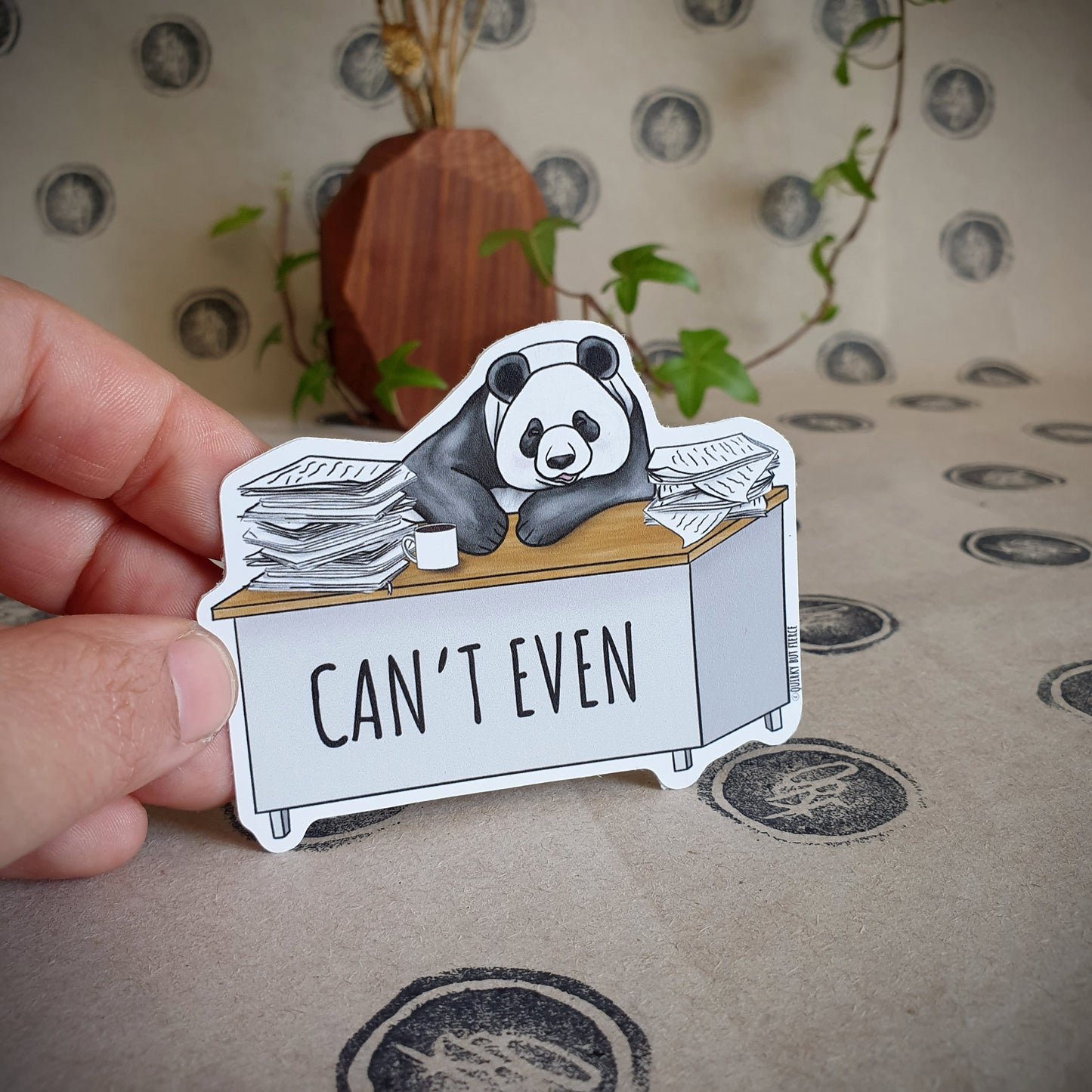 Sticker - Can't Even Panda