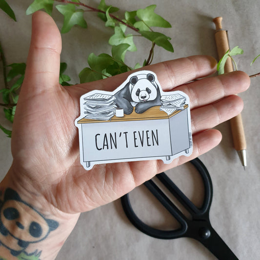 Sticker - Can't Even Panda