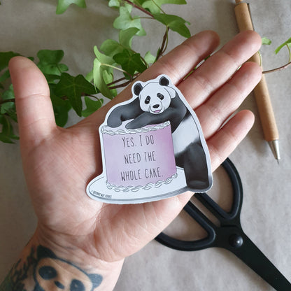 Sticker - Cake Panda