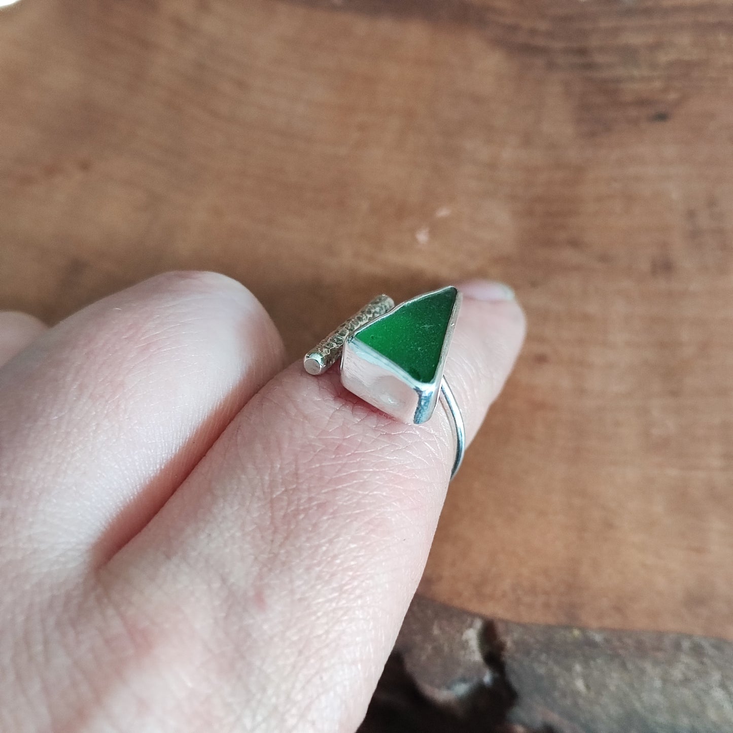 Sea Glass T-Ring 004