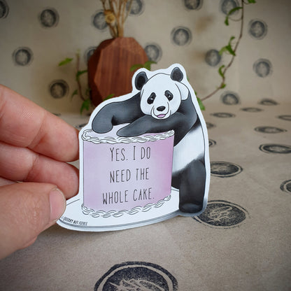 Sticker - Cake Panda