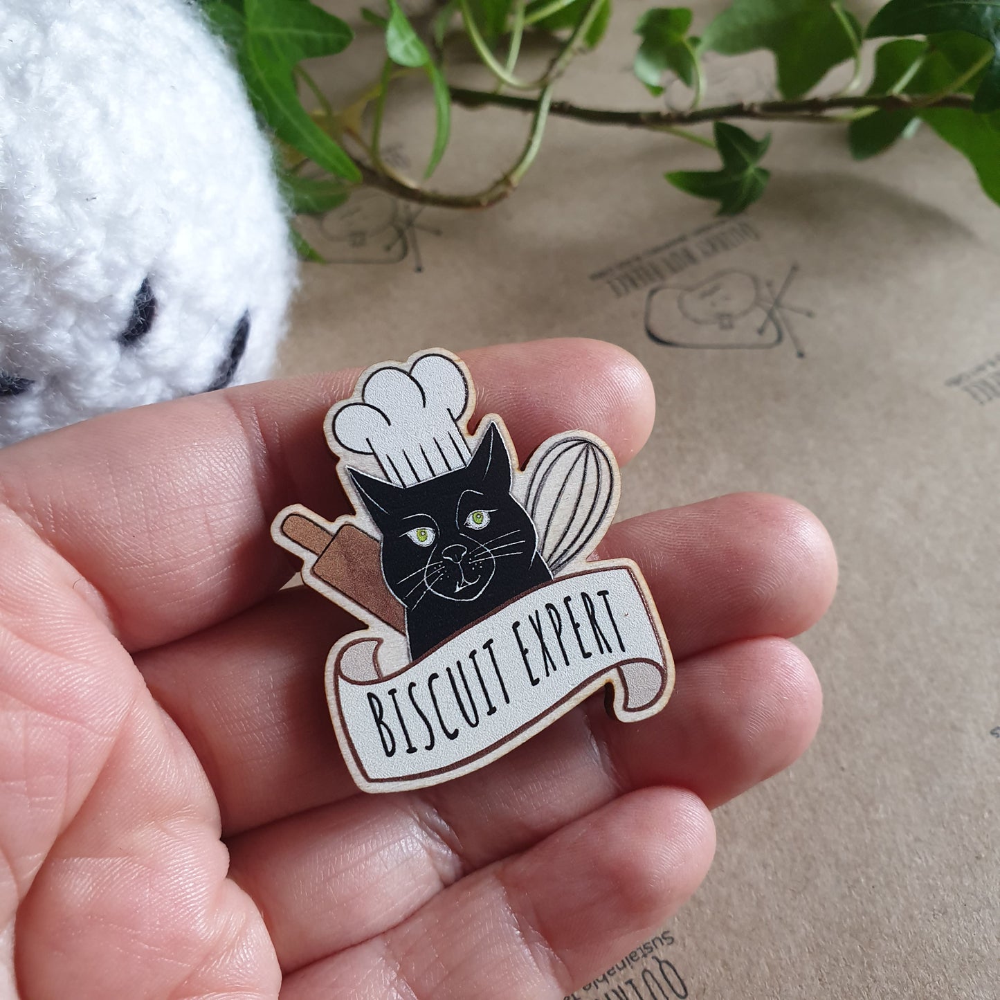 Biscuit Expert Badge Pin