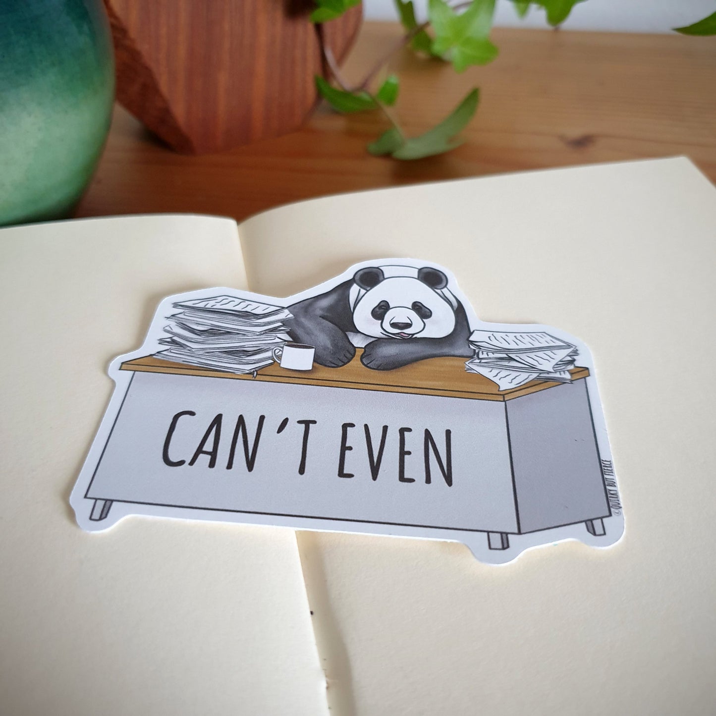 Sticker - Can't Even Panda